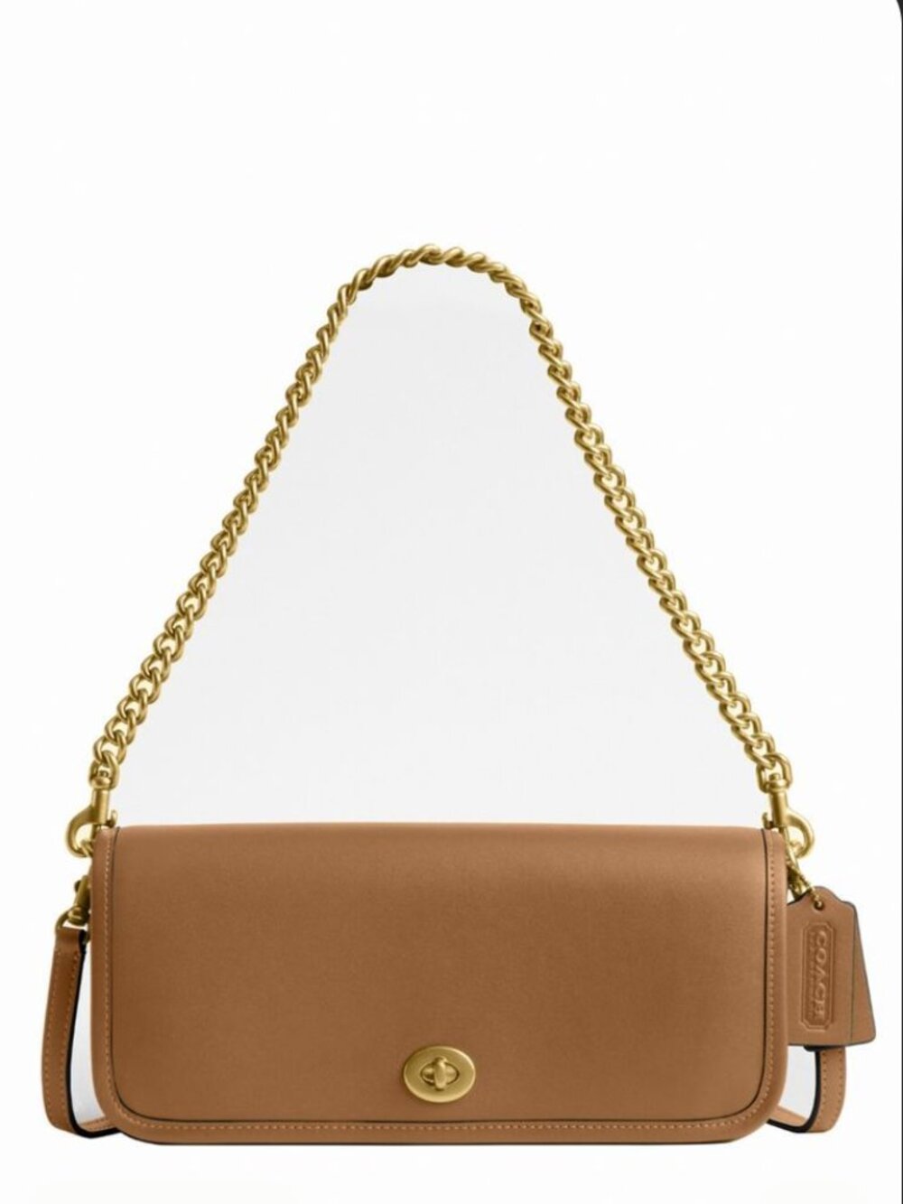 NWT COACH Originals Dinky 1974 Shoulder Bag Gold Chain Handle